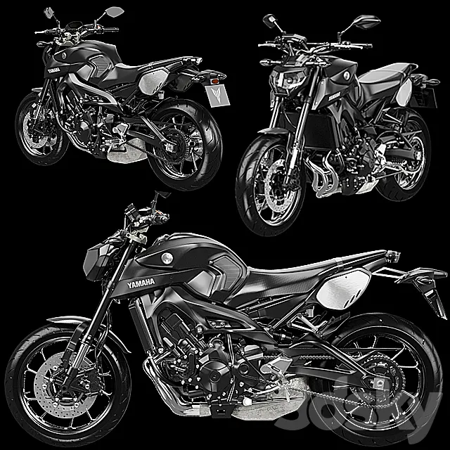 Yamaha MT-09 Tracer 3DModel