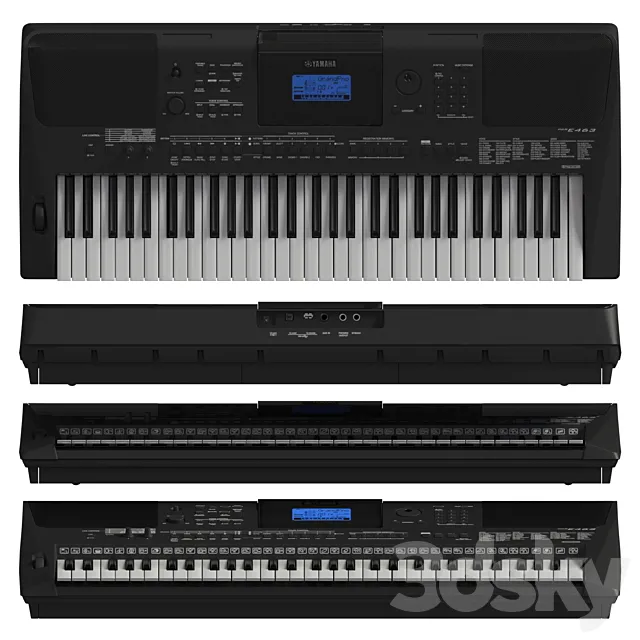 YAMAHA PSR-E453 3D Model