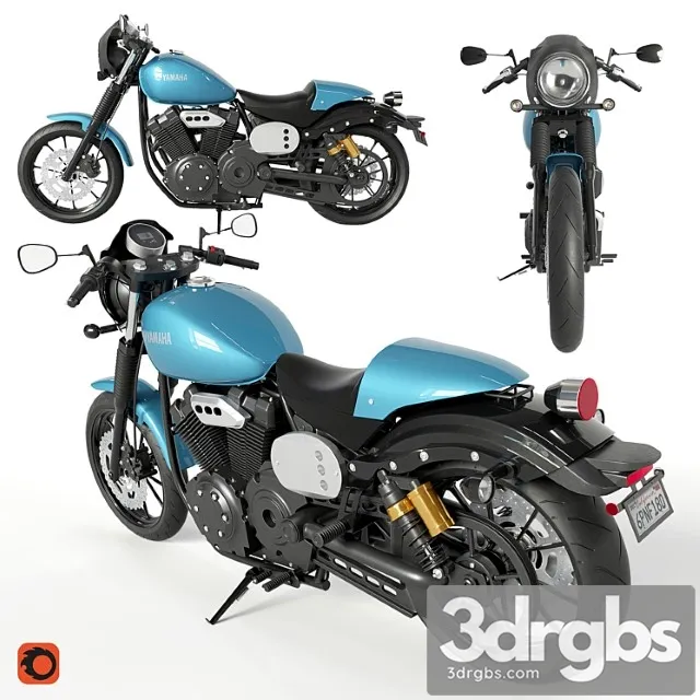 Yamaha xv950 racer 3D Model Free