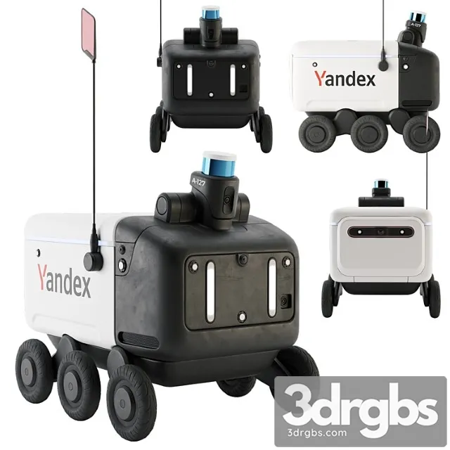 Yandex Rover V3 3D Model Free
