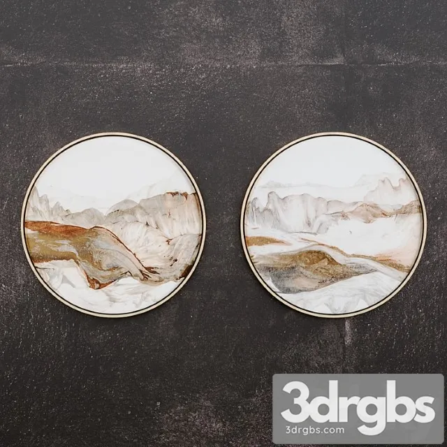 Yang Dongping Circle Earth I and Circle Earth II John Richard Collection 3D Model Free