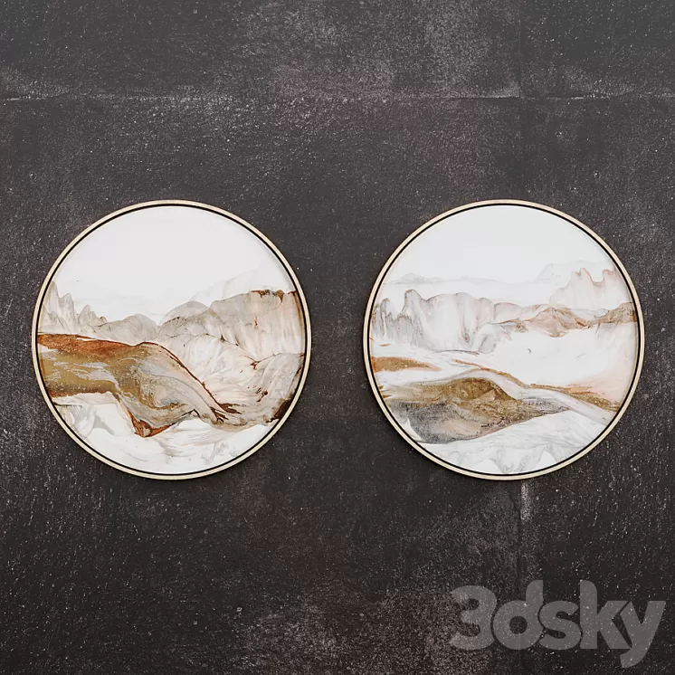 Yang Dongping's Circle Earth I and Circle Earth II John-Richard Collection 3D Model