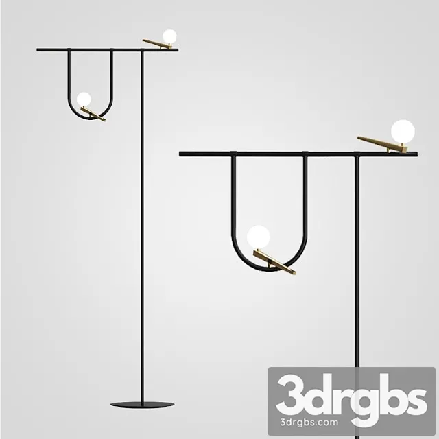 Yanzi floor lamp 3D Model Free