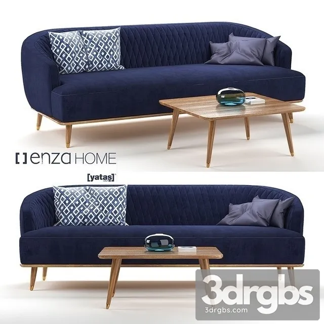 Yatash Aria Kose Takimi Sofa 3D Model Free