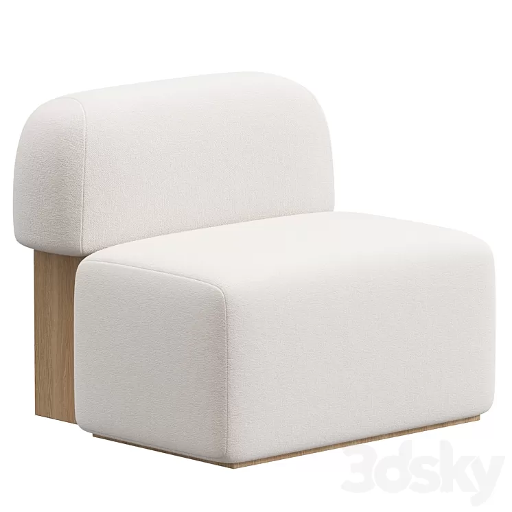 Yemeni lounge chair 3D Model Free