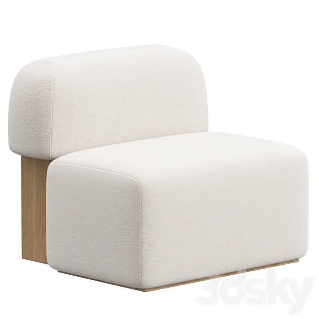 Yemeni lounge chair 3DModel