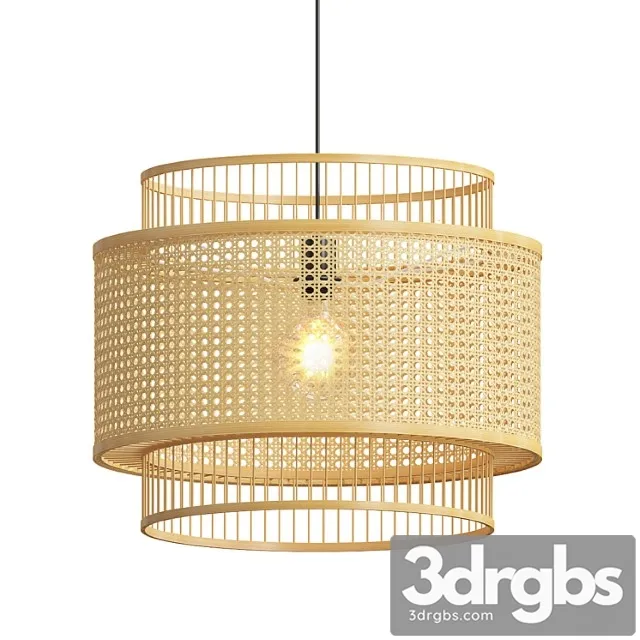 Yen Pendant Round Light 3D Model Free