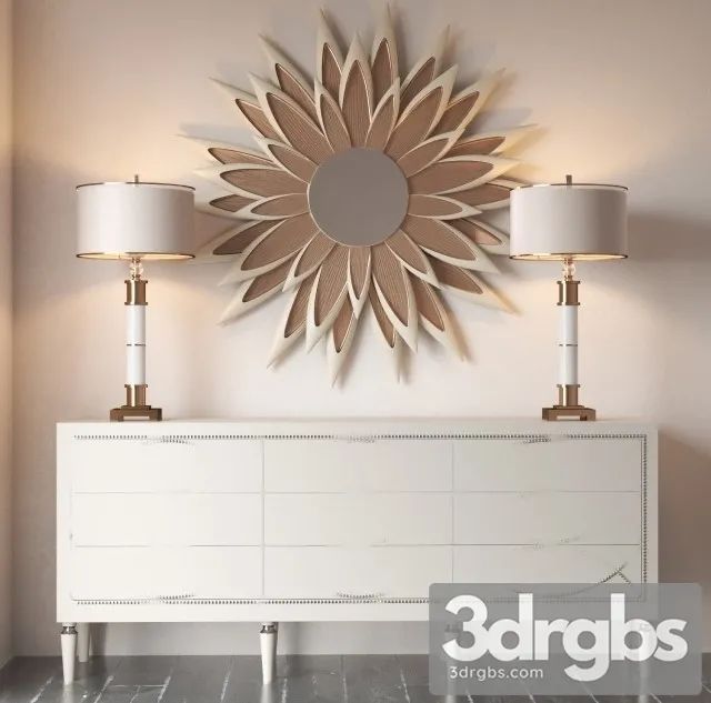 Yilingsucai Sideboard 3D Model Free