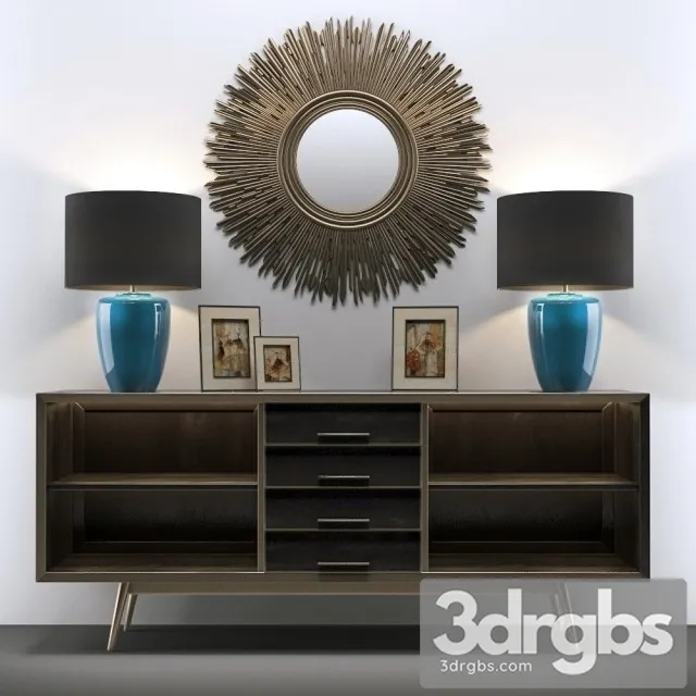 Yingsucai Sideboard 2 3D Model Free