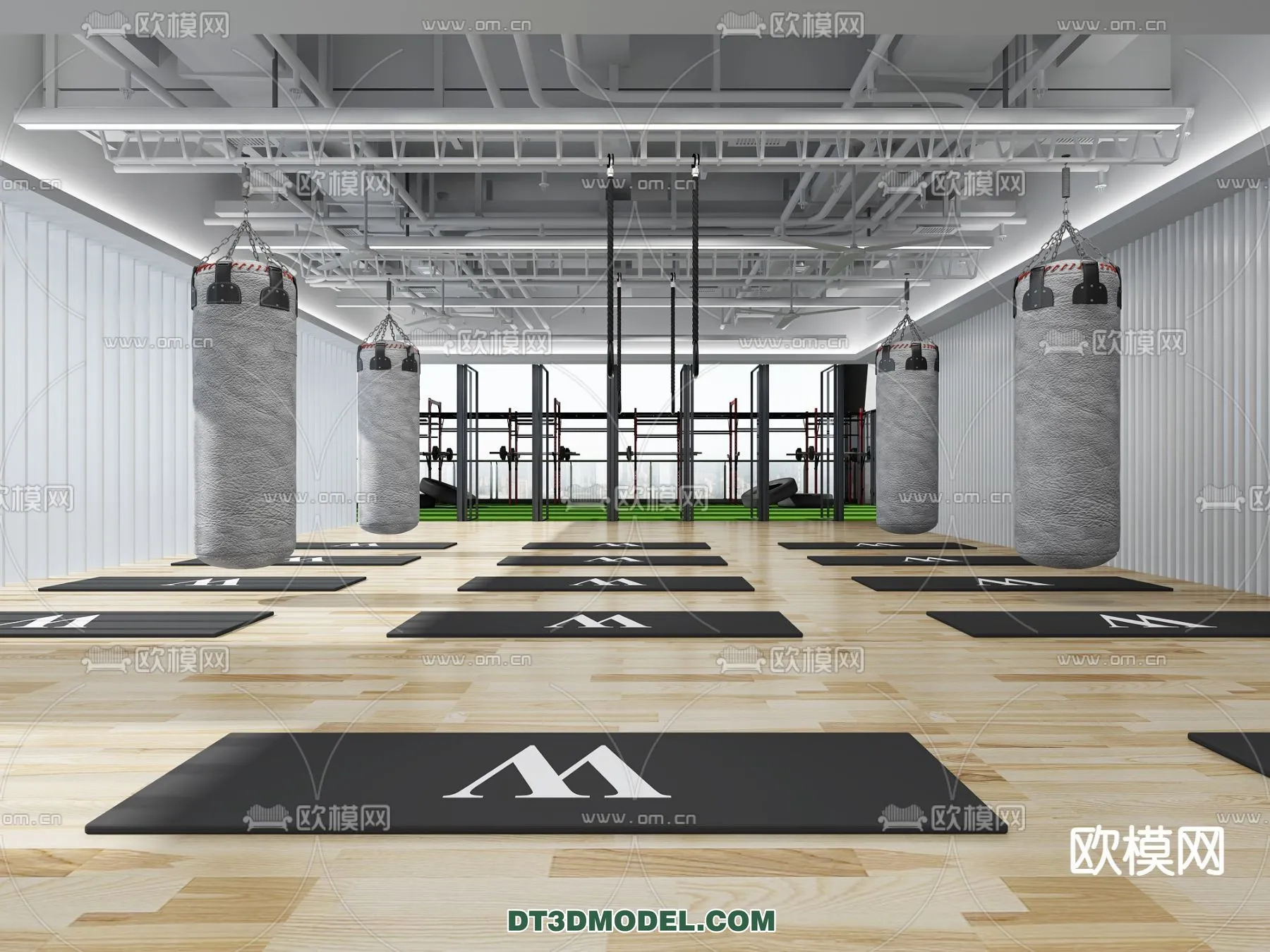 Yoga Room With Thoughtful Design - 3D Scenes - 071