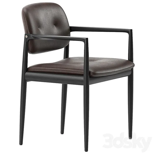 Yoko Dining Chair Minotti 3D Model