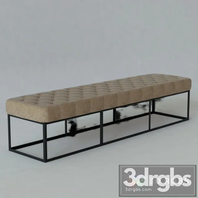 York Bench 3D Model Free