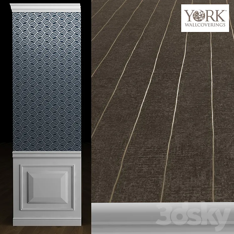 York Dazzling Dimensions wallpaper 3D Model Free Download
