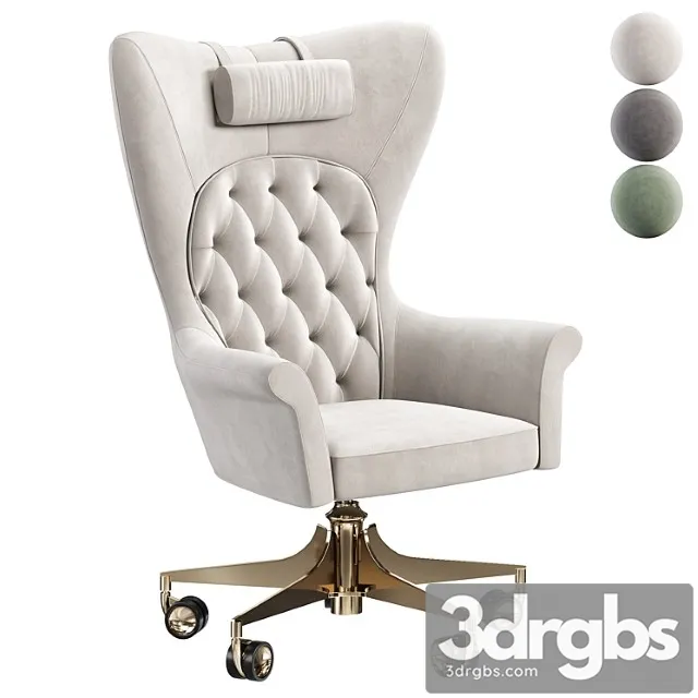 York Swivel Armchair By Visionnaire 5 3D Model Free
