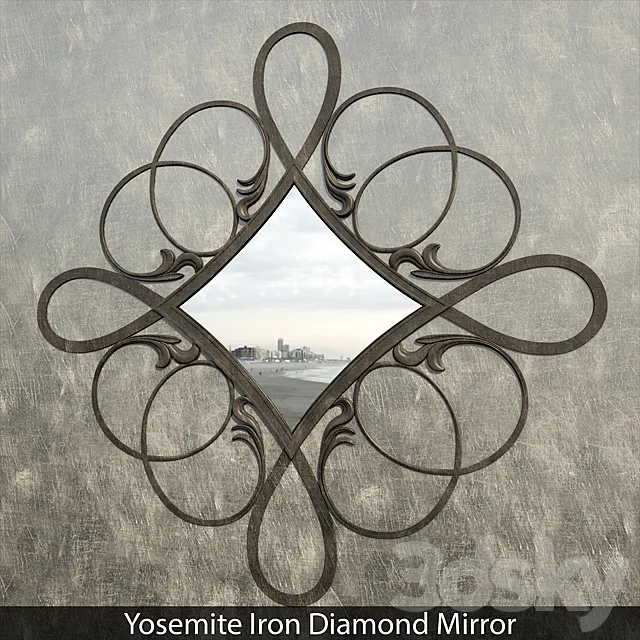 Yosemite Iron Diamond Mirror 3DModel