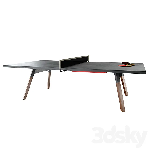 You and Me HPL Tennis Table 3DModel
