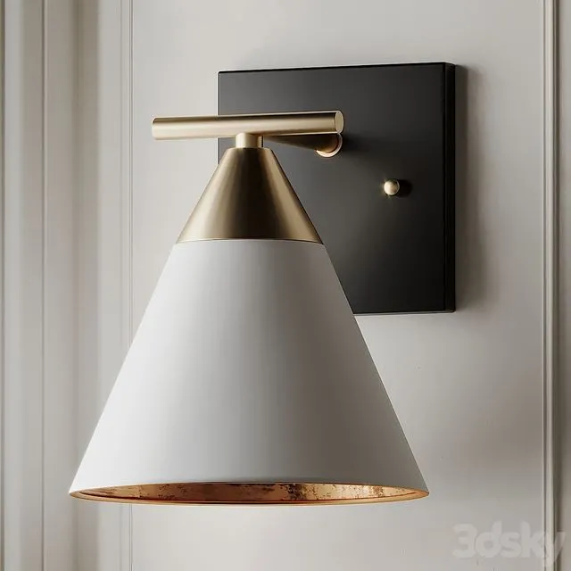 YOUNG HOUSE LOVE CLAD CONE BATH SCONCE 3D Model