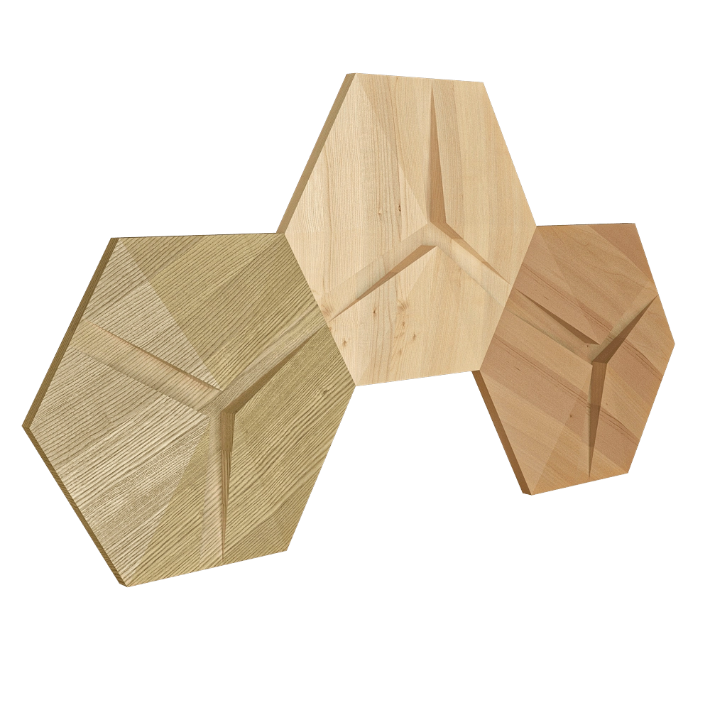 YourFoRest - 3D panel Optics Hexagon S 3D Model