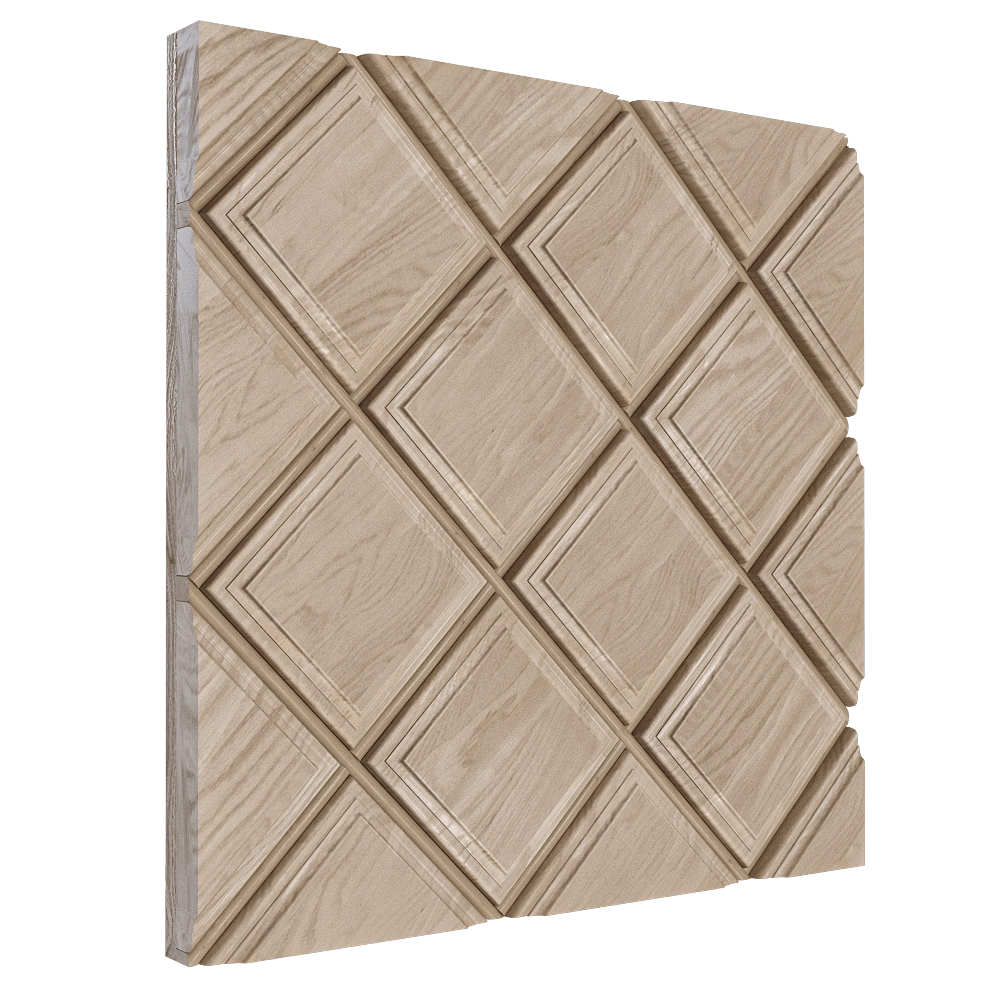 YourFoRest - 3D panel Wood Diamond 3D Model