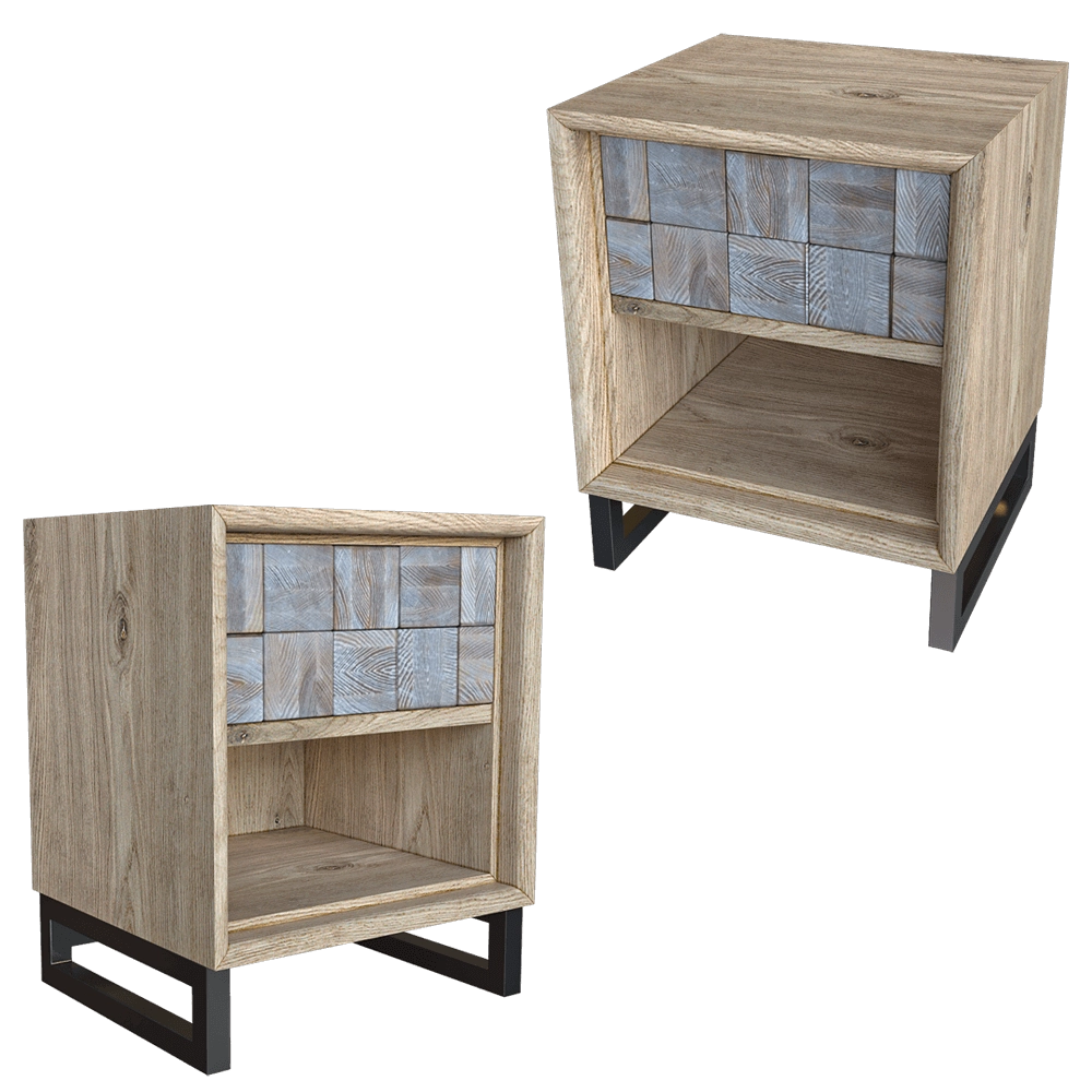 YourFoRest - Bedside table Patina 3D Model