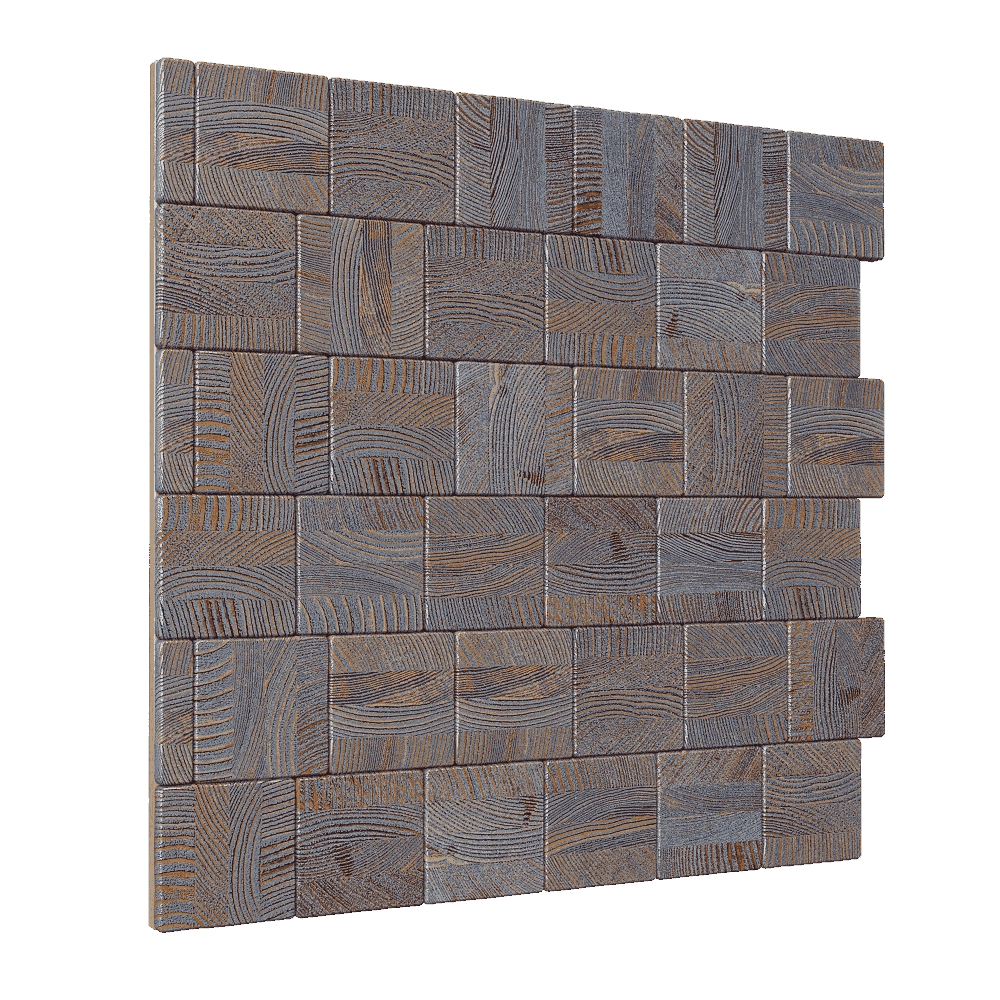 YourFoRest - Wall panel Mosaic Patina 3D Model