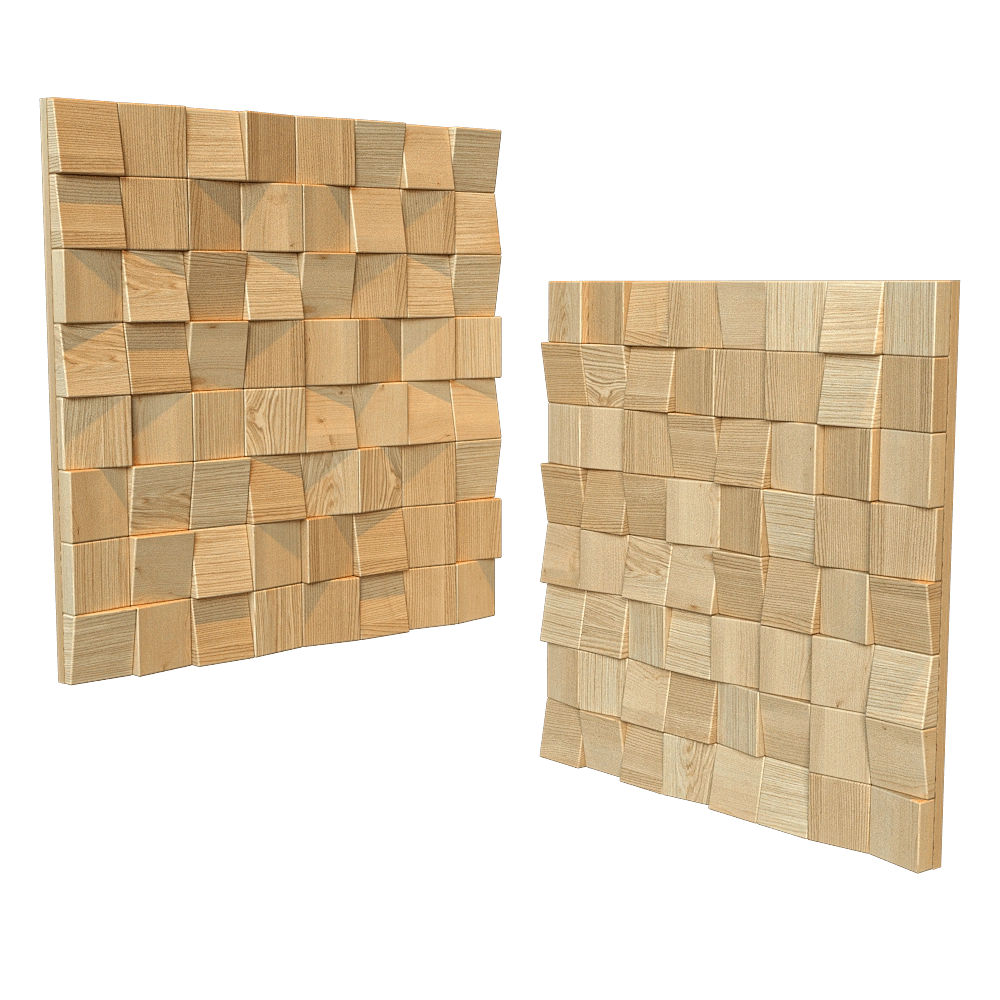 YourFoRest - Wall panel Mosaic Pixels 3D Model
