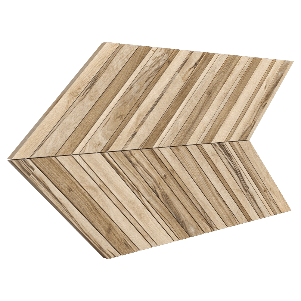 YourFoRest - Wooden panel French Fir Zebra 3D Model