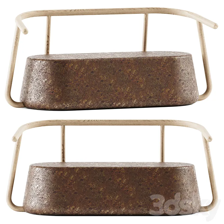 Ypsilon Sofa by BlackCork / Outdoor sofa 3D Model Free