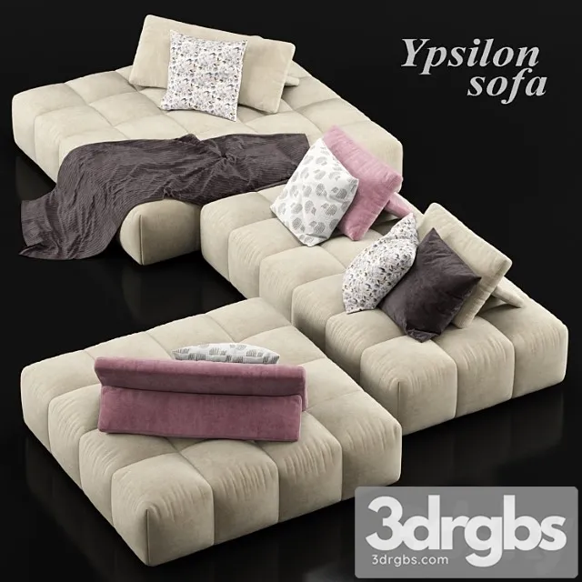 Ypsilon sofa - calligaris 2 3D Model Free