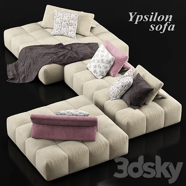Ypsilon sofa - Calligaris 3D Model