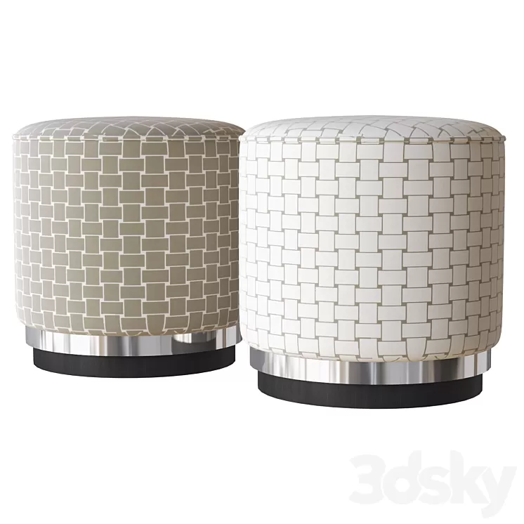 yulia pouf bespoke sofa 3D Model