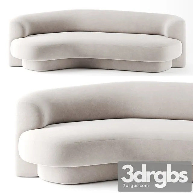 Yumi canape by Philippe Hurel 3D Model Free