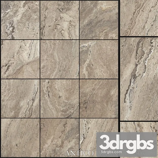 Yurtbay seramik antico walnut 450x450 3D Model Free