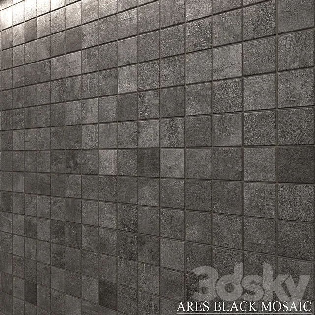 Yurtbay Seramik Ares Black Mosaic 3D Model