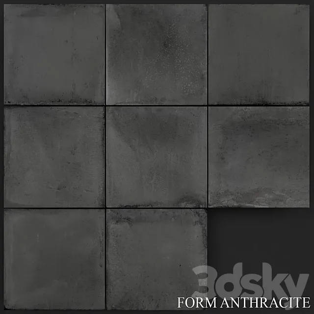 Yurtbay Seramik Form Anthracite 3DModel