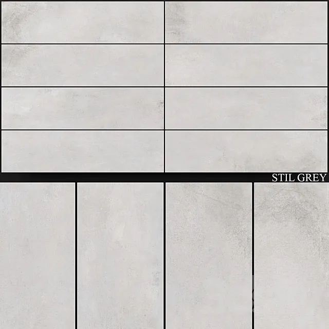 Yurtbay Seramik Stil Grey 3D Model