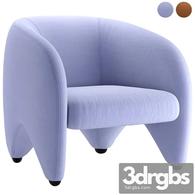 Yuzu Armchair 3D Model Free