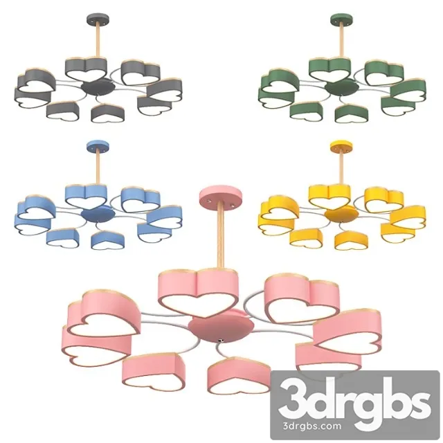 Yy lampatron hearts 3D Model Free