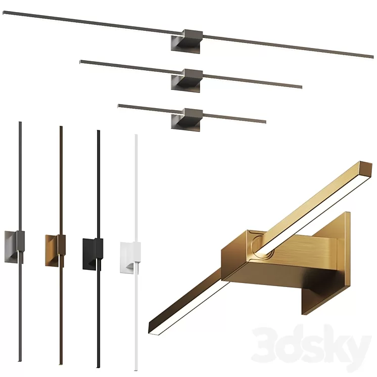 Z-Bar By Kenneth and Edmund For Koncept Lighting 3D Model