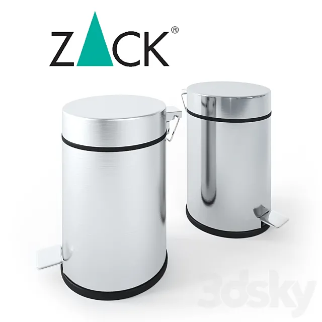 Zack Vasca Pedal Bin 3D Model