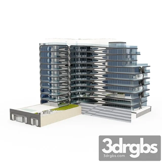 Zaha Hadid Building 520 Vest 28tn Street Ni 3D Model Free