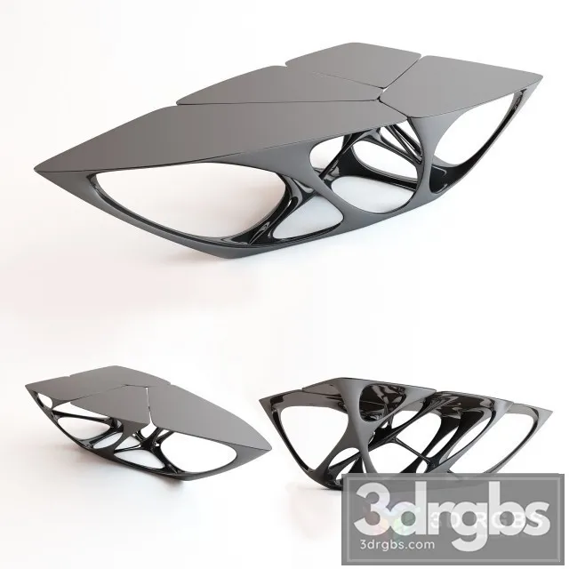 Zaha Hadid Vitra Edition Table 3D Model Free
