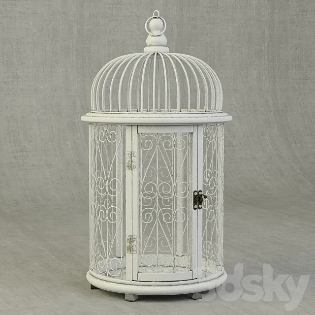 Zaida Decorative Cage _ ZARA HOME 3D Model