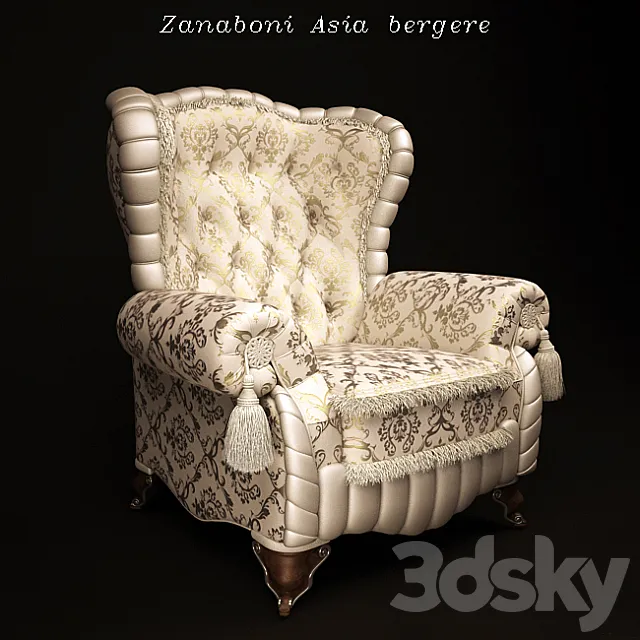 Zanaboni Asia bergere 3DModel
