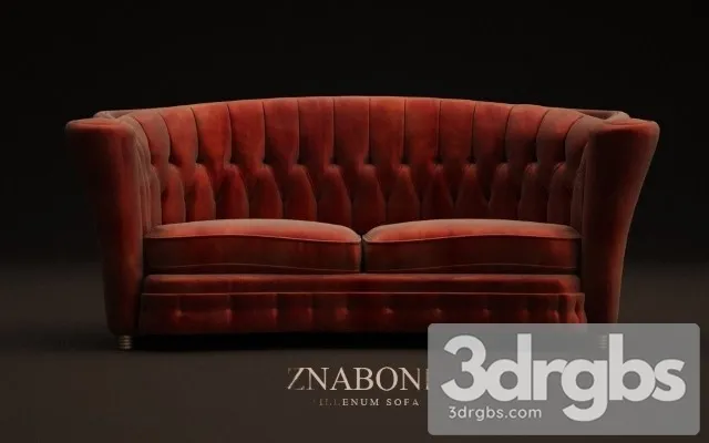 Zanaboni M  Sofa 3D Model Free