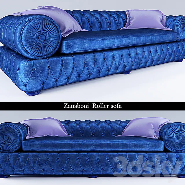 Zanaboni_Roller sofa 3D Model