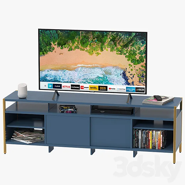 Zane Media Console 3DModel