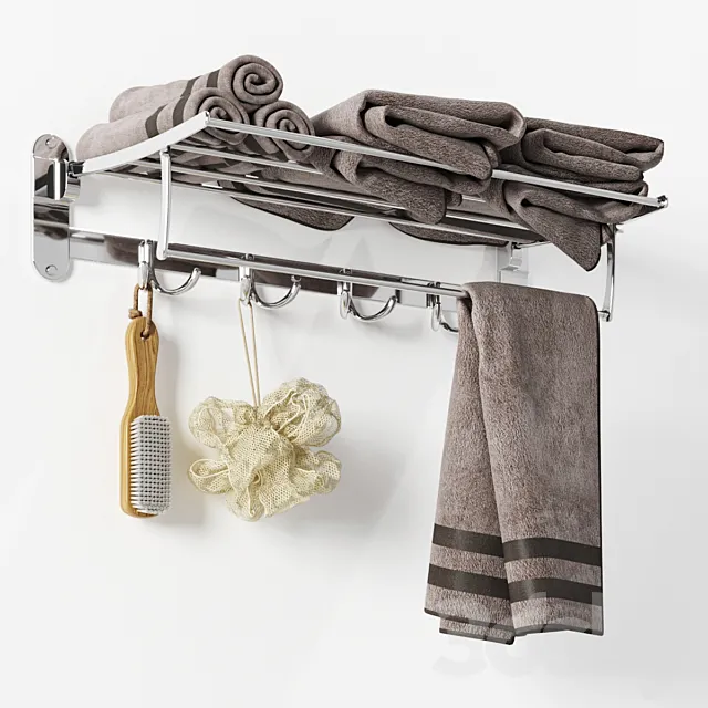 Zangra Foldaway Towel Rack 3DModel