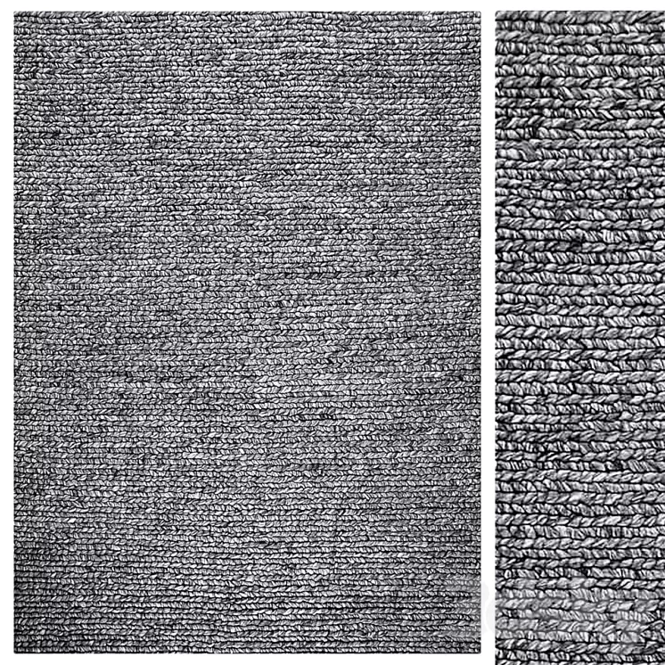Zanos wool rug 3D Model
