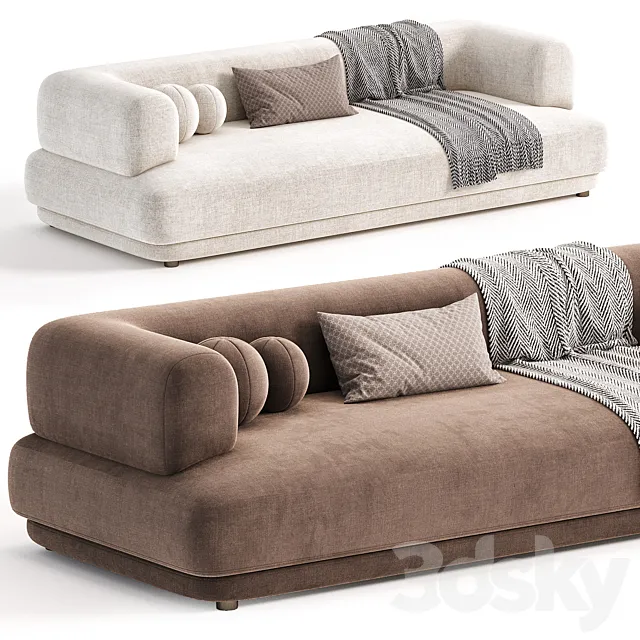 Zanotta BUMPER Fabric Sofa Free Download